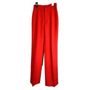 Vintage Levi's High Waist Pants 25x28 Trousers Straight Leg Poly Red 70s 80s